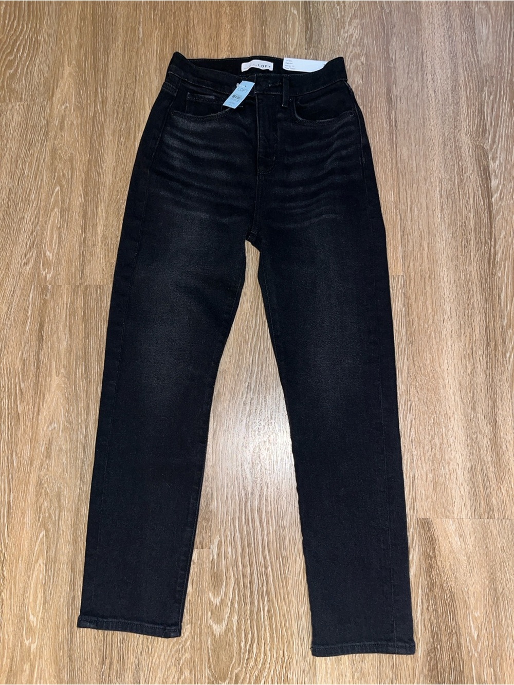 LOFT Black High-Rise Slim Jeans